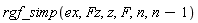rgf_simp(ex, Fz, z, F, n, n-1)