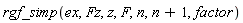 rgf_simp(ex, Fz, z, F, n, n+1, factor)
