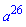 a^26