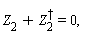 Z[2] +(Z[2]^(&dagger;))^=0, 