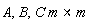 A, B, `&x`(C*m, m)