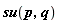 su(p, q)