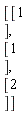 Vector(3, {(1) = 1, (2) = 1, (3) = 2})