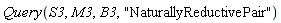 Query(S3, M3, B3, "NaturallyReductivePair")