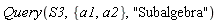 Query(S3, {a1, a2}, "Subalgebra")