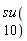 su(10)