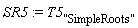 SR5 := T5["SimpleRoots"]