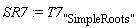 SR7 := T7["SimpleRoots"]