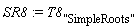 SR8 := T8["SimpleRoots"]