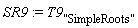 SR9 := T9["SimpleRoots"]