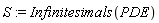 S := Infinitesimals(PDE)