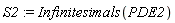S2 := Infinitesimals(PDE2)
