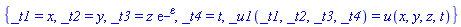 {_t1 = x, _t2 = y, _t3 = z*exp(_epsilon), _t4 = t, _u1(_t1, _t2, _t3, _t4) = u(x, y, z, t)}