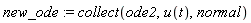 new_ode := collect(ode2, u(t), normal)