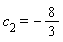 c[2] = -8/3