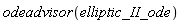 odeadvisor(elliptic_II_ode)