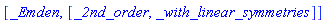 [_Emden, [_2nd_order, _with_linear_symmetries]]
