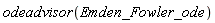 odeadvisor(Emden_Fowler_ode)