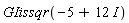 GIissqr(-5+12*I)