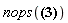 nops([x*y^2, x^2*y])