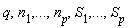 q, n[1], () .. (), n[p], S[1], () .. (), S[p]