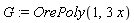 G := OrePoly(1, 3*x)