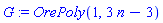 G := OrePoly(1, 3*n-3)