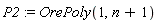 P2 := OrePoly(1, n+1)
