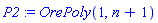 P2 := OrePoly(1, n+1)