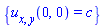 {u[x, y](0, 0) = c}