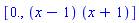 [0., (x-1)*(x+1)]