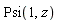 Psi(1, z)
