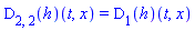 (D[2, 2](h))(t, x) = (D[1](h))(t, x)