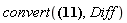 convert((D[2, 2](h))(t, x) = (D[1](h))(t, x), Diff)