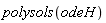 polysols(odeH)