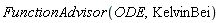FunctionAdvisor(ODE, KelvinBei)