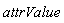 attrValue