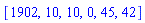 [1902, 10, 10, 0, 45, 42]