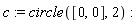 c := circle([0, 0], 2)