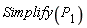 Simplify(P[1])