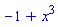 -1+x^3