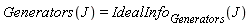 Generators(J) = IdealInfo[Generators](J)