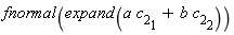 fnormal(expand(a*c[2][1]+b*c[2][2]))