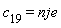 c[19] = nje