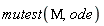 mutest(Mu, ode)