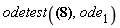odetest(Int(sin(_a)*exp(1/(_a+b)), _a = `` .. y(x))-exp(1/(y(x)+b))/(x+a)-_C1 = 0, ode[1])