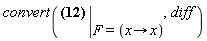 convert(eval([(1/8)*`F'`^3*(4*c[3](F)*c[2](F)+8*c[1](F)+c[3](F)^3+4*((D@@2)(c[3]))(F)-6*c[3](F)*(D(c[3]))(F)-8*(D(c[2]))(F)), (1/320)*`F'`^4*(80*((D@@3)(c[3]))(F)-320*((D@@2)(c[2]))(F)+800*(D(c[1]))(F)-39*c[3](F)^4-1600*c[0](F)-144*c[2](F)^2-264*(D(c[3]))(F)^2-240*c[3](F)*((D@@2)(c[3]))(F)-400*c[3](F)*c[1](F)-208*c[3](F)^2*c[2](F)+400*c[3](F)*(D(c[2]))(F)+432*c[2](F)*(D(c[3]))(F)+312*c[3](F)^2*(D(c[3]))(F))], F = (proc (x) options operator, arrow; x end proc)), diff)