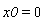 x0 = 0