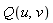 Q(u, v)