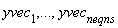 yvec[1], () .. (), yvec[neqns]
